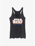 Star Wars Logo Pride Womens Tank Top, BLK HTR, hi-res