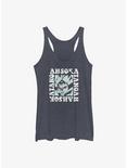 Star Wars: Forces of Destiny Ahsoka Groovy Womens Tank Top, NAVY HTR, hi-res