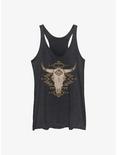 Yellowstone Native Steer Womens Tank Top, BLK HTR, hi-res