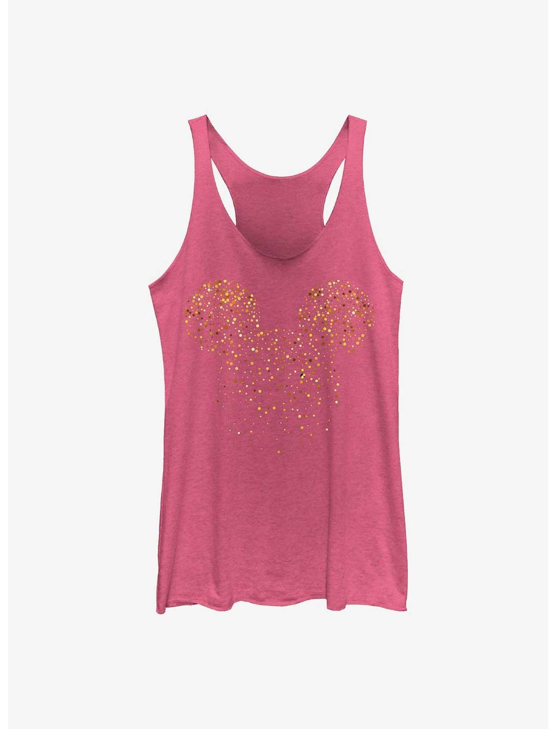 Disney Mickey Mouse Confetti Fill Ears Womens Tank Top, PINK HTR, hi-res