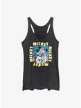 Disney Mickey Mouse Palm Beach Mouse Womens Tank Top, BLK HTR, hi-res