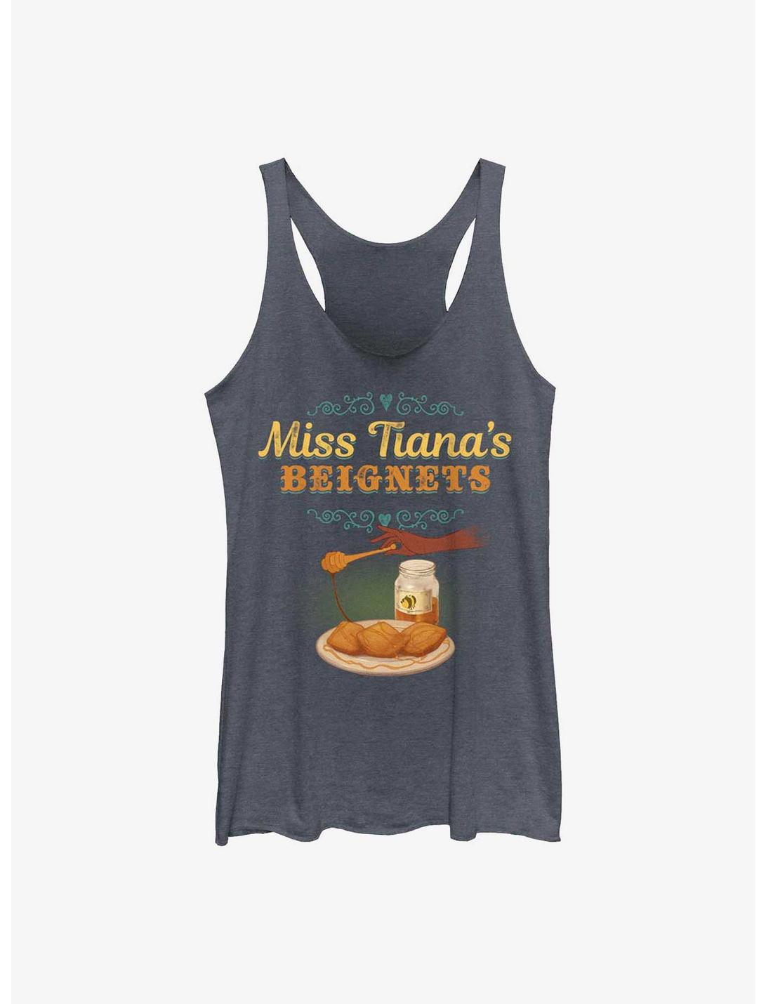 Disney The Princess and the Frog Miss Tiana's Beignets Womens Tank Top, NAVY HTR, hi-res