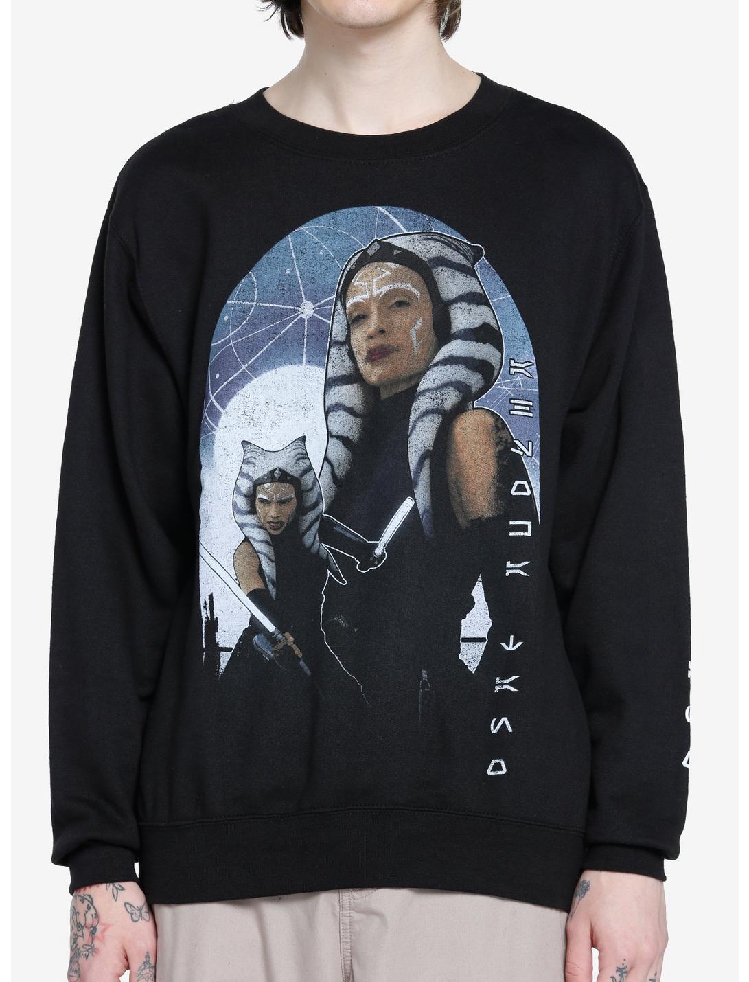 Star Wars Ahsoka Poses Sweatshirt, CHARCOAL, hi-res