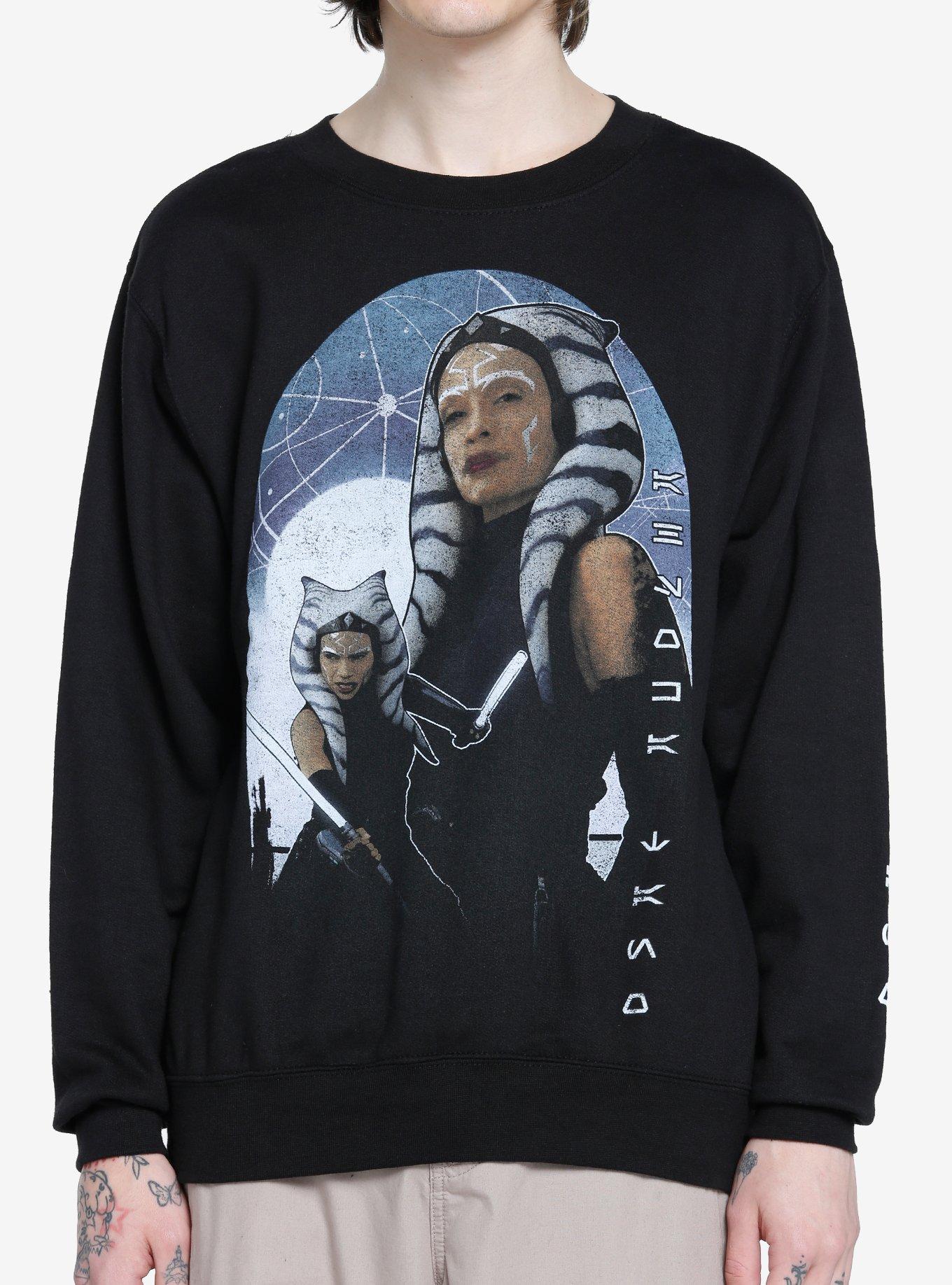 Star Wars Ahsoka Poses Sweatshirt, CHARCOAL, hi-res