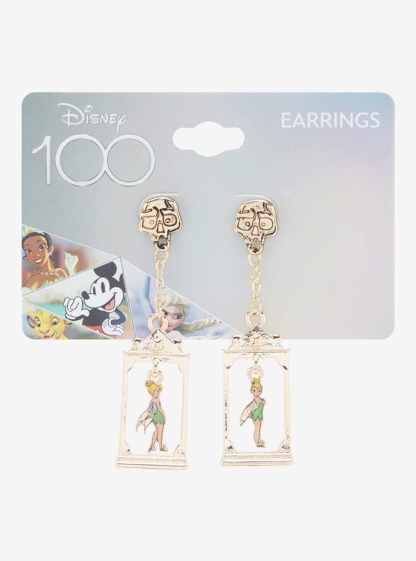 Disney 100 Peter Pan Tinker Bell Lantern Earrings - BoxLunch Exclusive, , hi-res