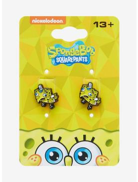 SpongeBob SquarePants Mocking SpongeBob Earrings - BoxLunch Exclusive, , hi-res