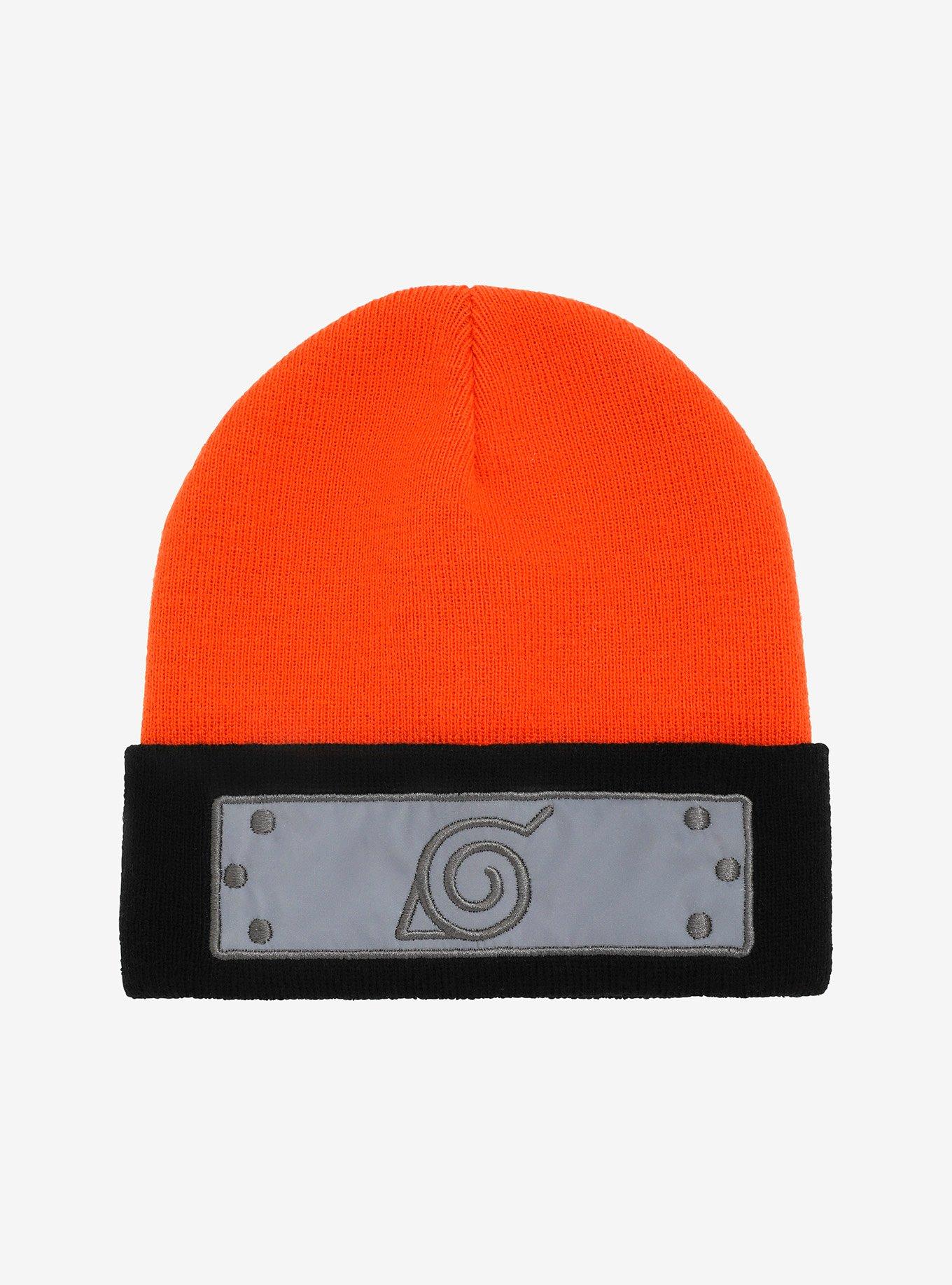 Naruto Shippuden Hidden Leaf Village Headband Youth Beanie - BoxLunch Exclusive, , hi-res