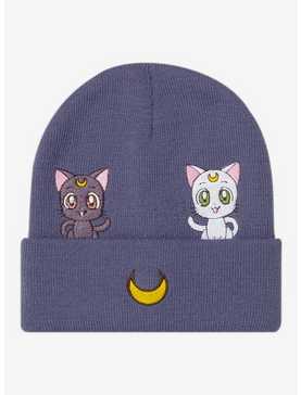 Sailor Moon Luna & Artemis Youth Cuff Beanie - BoxLunch Exclusive, , hi-res