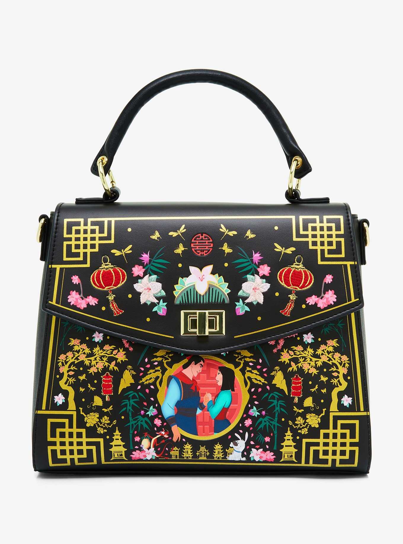 Loungefly Disney Mulan Icons Handbag - BoxLunch Exclusive, , hi-res
