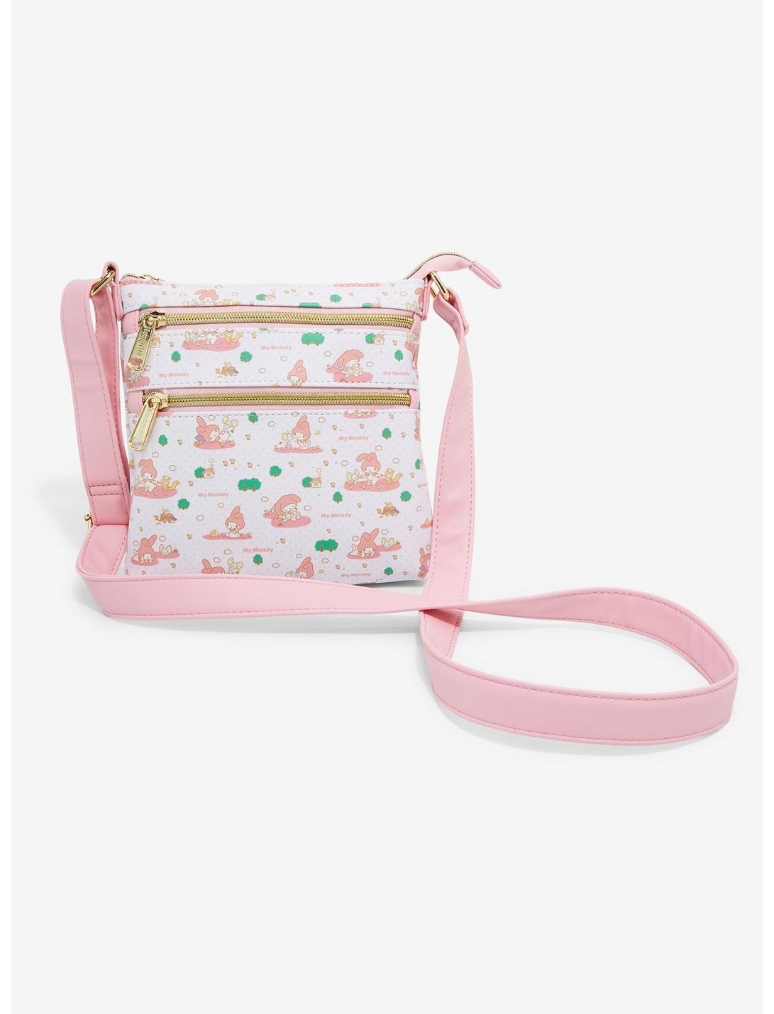 Loungefly Sanrio My Melody Allover Print Crossbody Bag - BoxLunch Exclusive, , hi-res