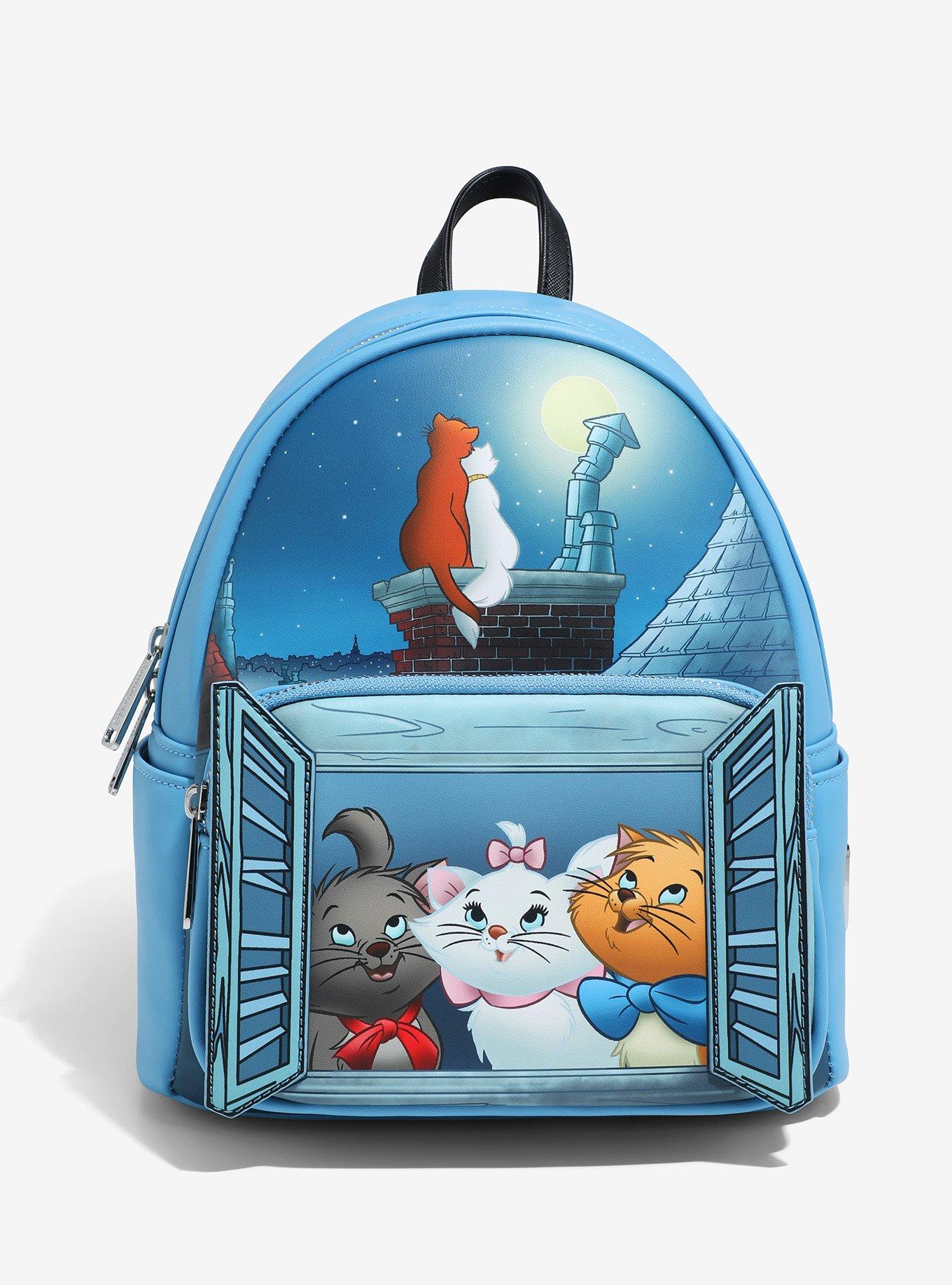 Loungefly Disney The Aristocats Window Portrait Glow in the Dark Mini Backpack BoxLunch Exclusive BoxLunch