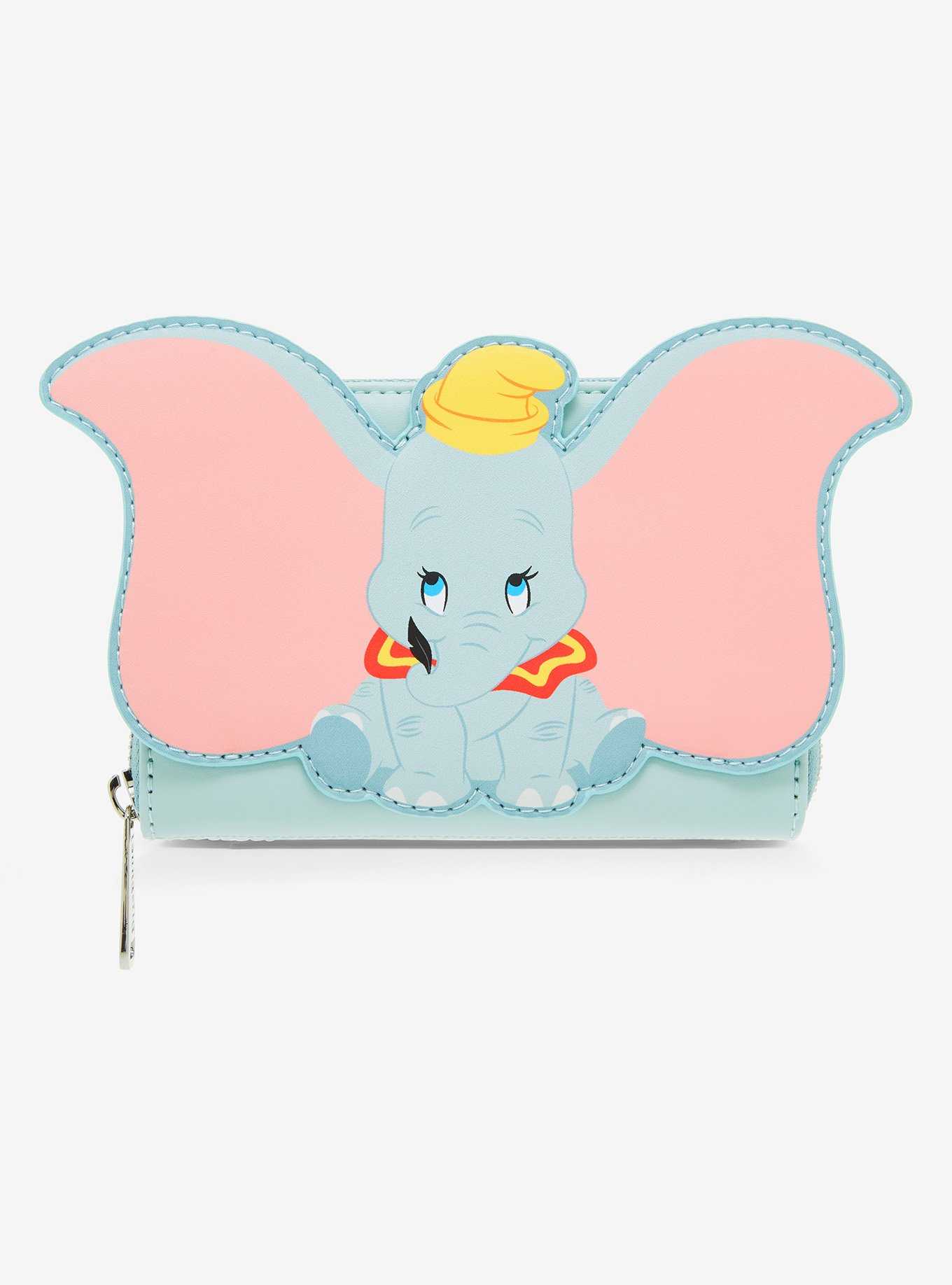 Loungefly Disney Dumbo Figural Dumbo Small Zip Wallet - BoxLunch Exclusive, , hi-res