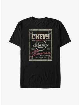 General Motors All American Chevy Poster Big & Tall T-Shirt, , hi-res