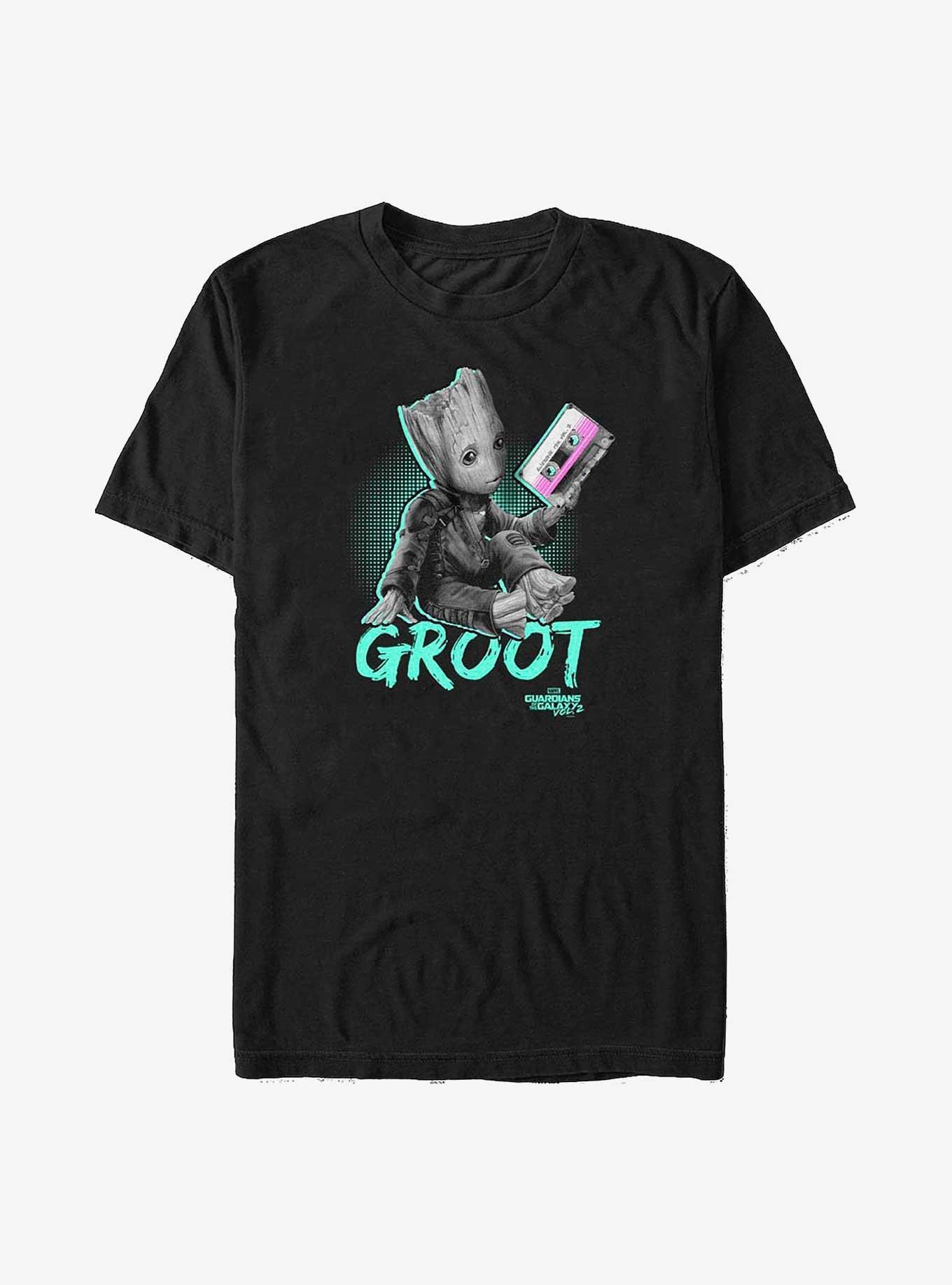 GROOT BUTTON GUARDIANS OF THE GALAXY 2 Groot Button T-Shirt/Groot S TO 5XL