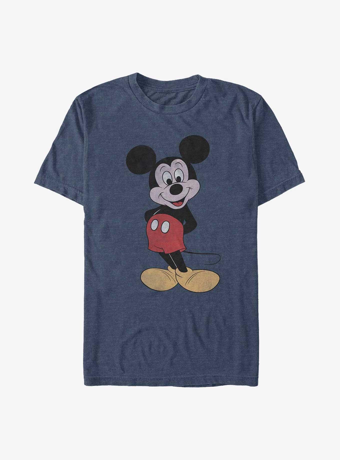 Disney Mickey Mouse 80's Mickey Big & Tall T-Shirt, NAVY HTR, hi-res