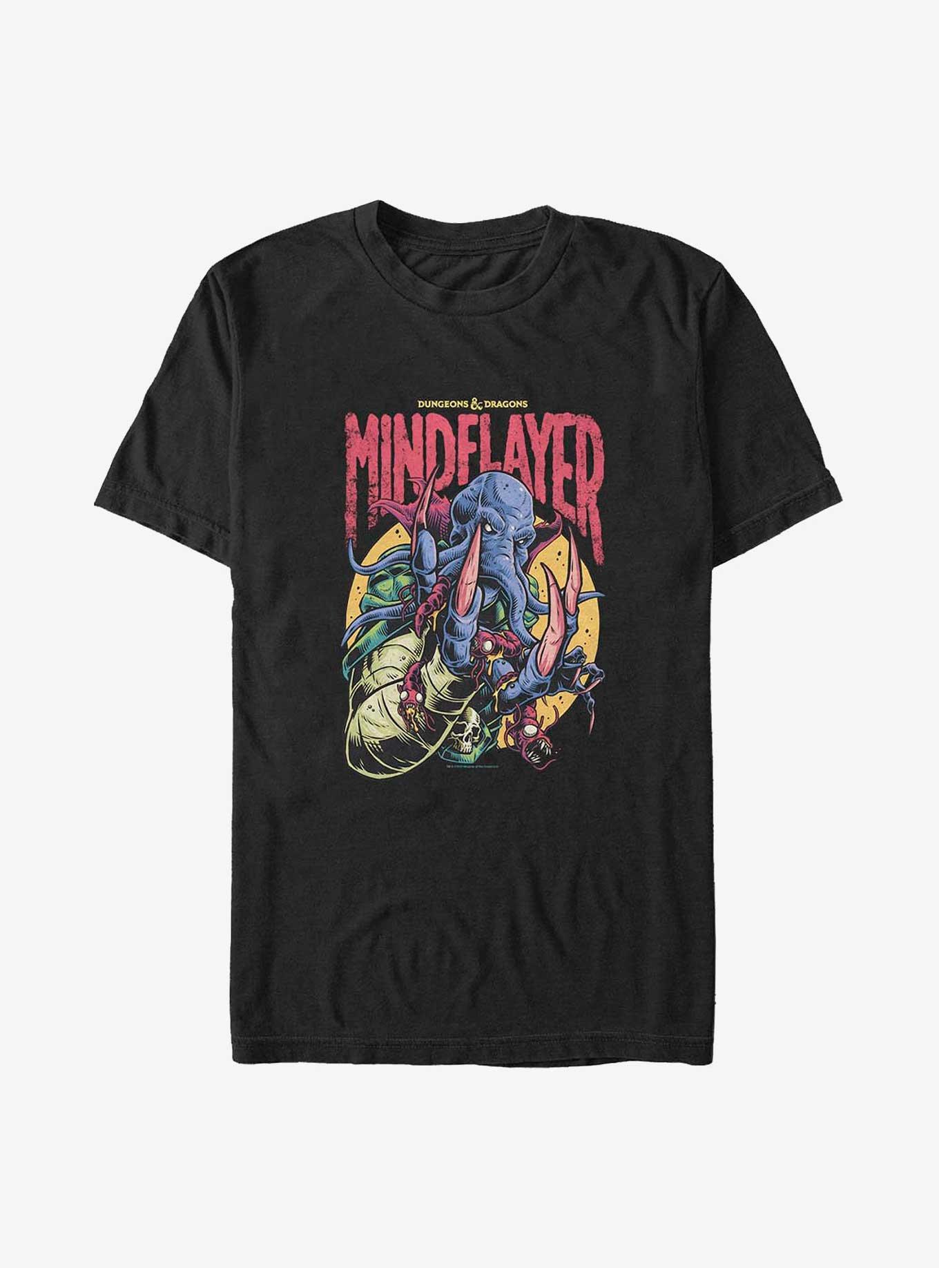 Dungeons & Dragons Mindflayer Logo Big & Tall T-Shirt, BLACK, hi-res