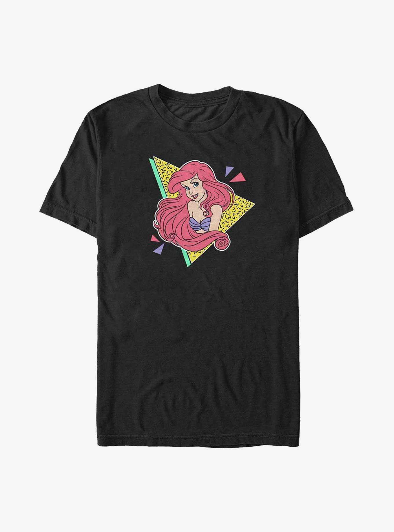 Disney The Little Mermaid 80's Ariel Big & Tall T-Shirt, BLACK, hi-res