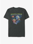 Disney The Mandalorian Triangle Badge Big & Tall T-Shirt, BLACK, hi-res