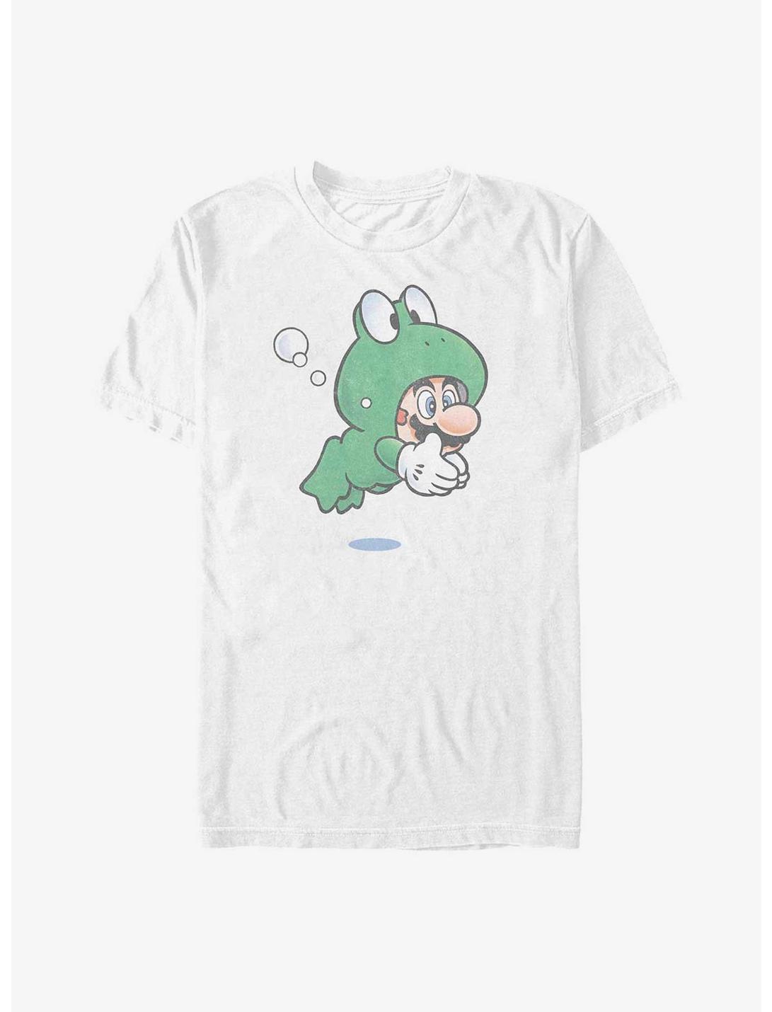 Nintendo Mario Froggy Mario Big & Tall T-Shirt, WHITE, hi-res