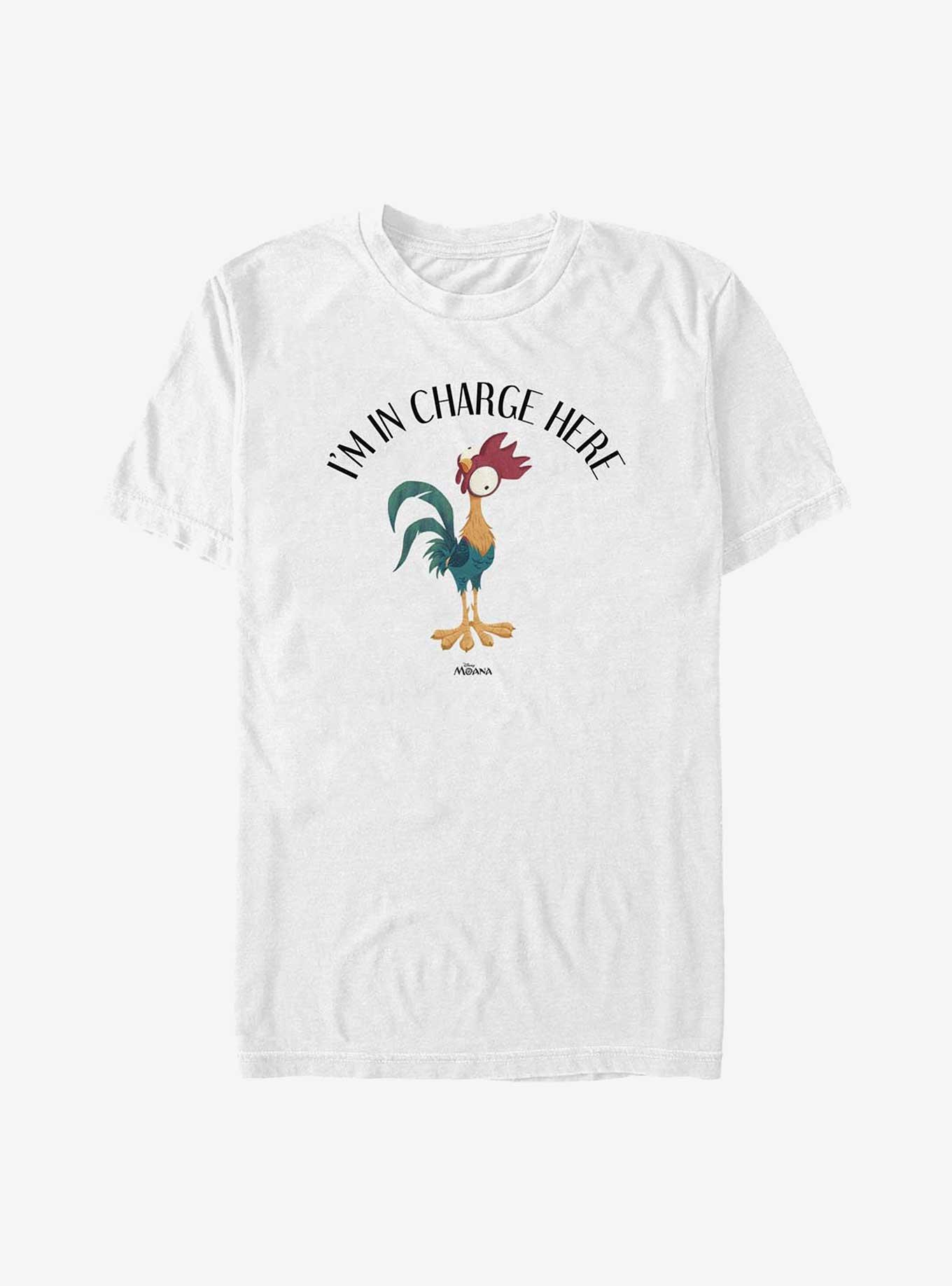 Disney Moana Heihei In Charge Here Big & Tall T-Shirt, WHITE, hi-res