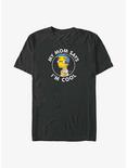 The Simpsons Milhouse My Mom Says I'm Cool Big & Tall T-Shirt, BLACK, hi-res