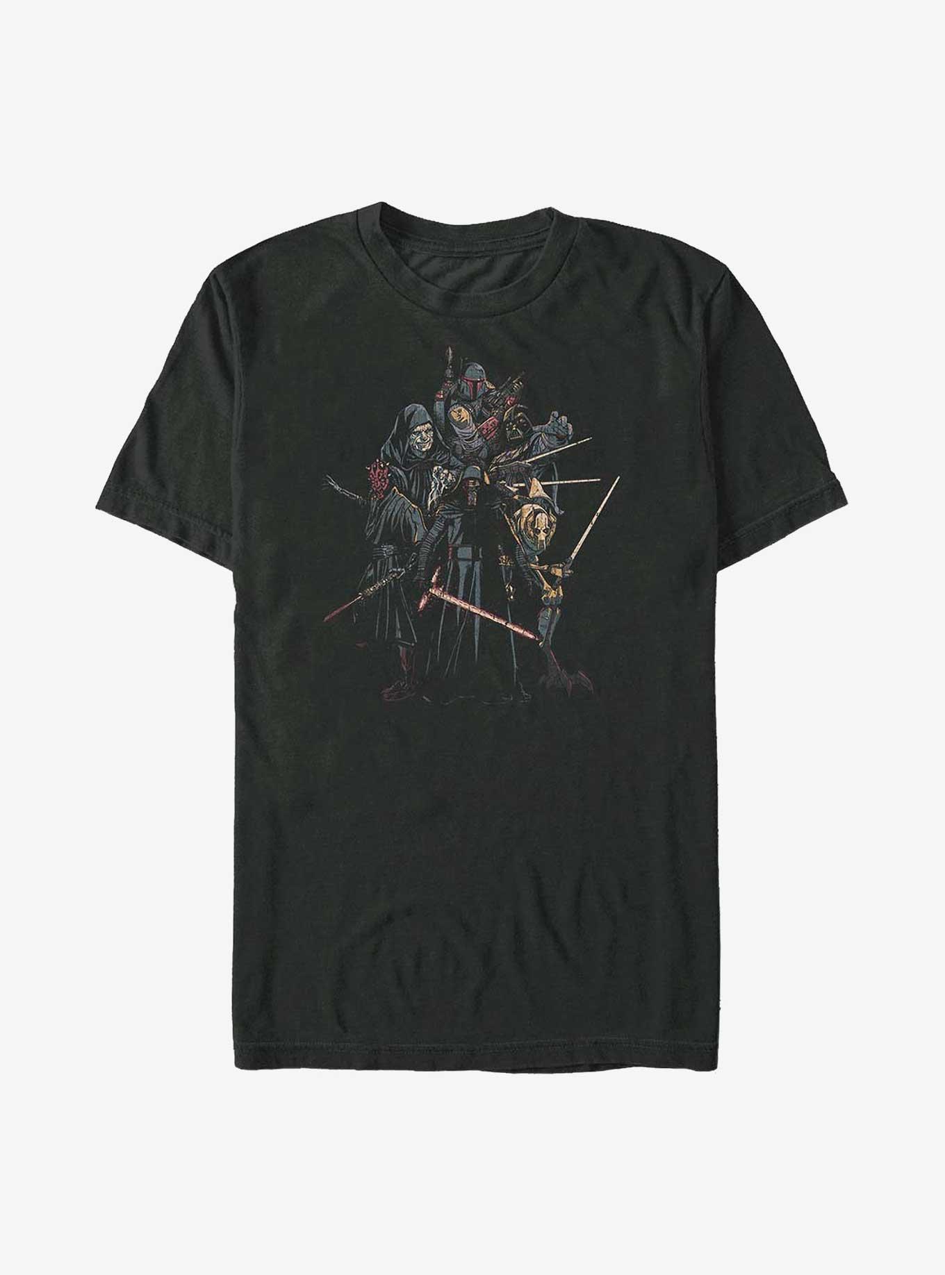 Star Wars Darkside Baddies Big & Tall T-Shirt, BLACK, hi-res