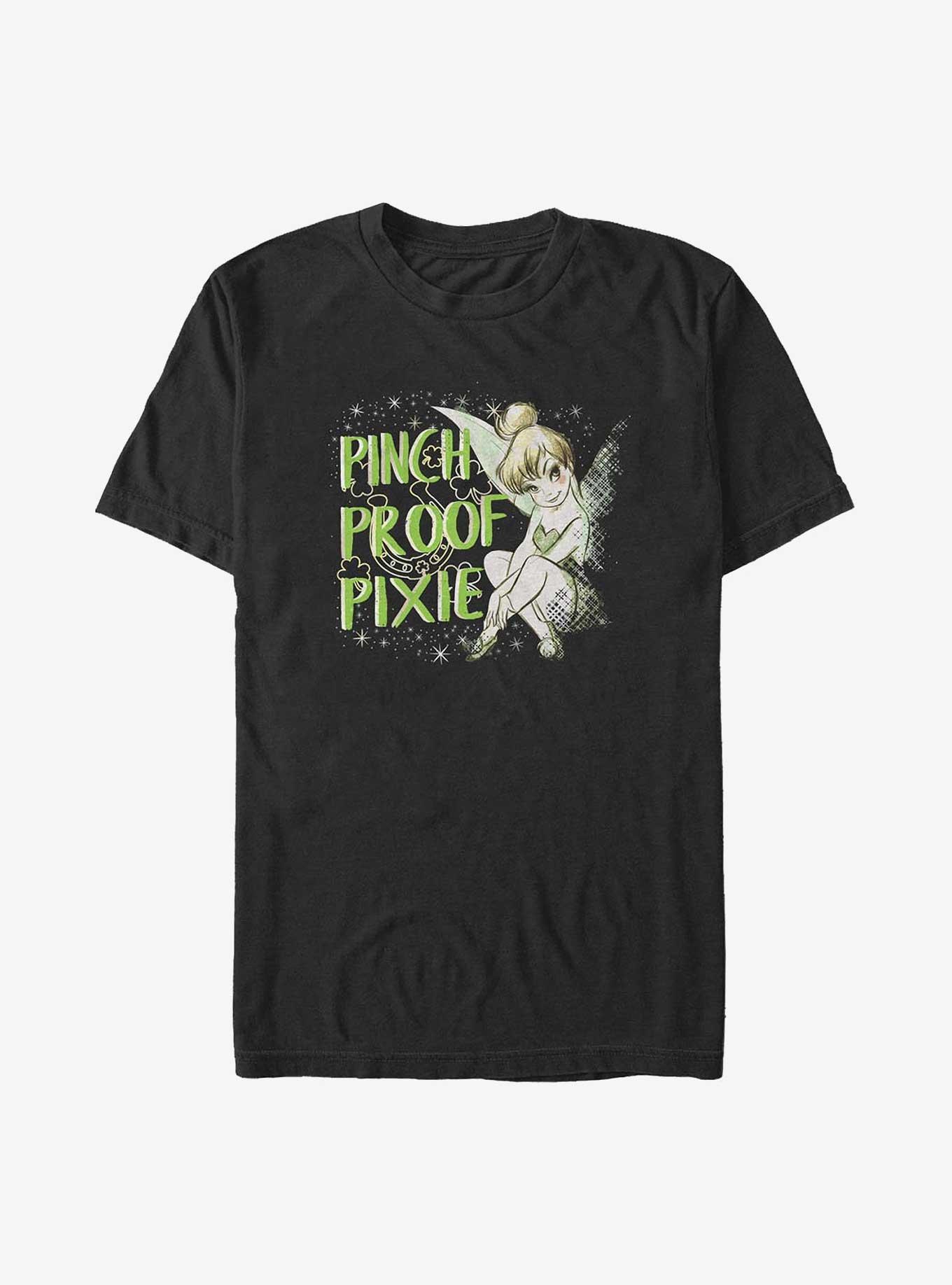 Disney Tinker Bell Pinch Proof Pixie Big & Tall T-Shirt, BLACK, hi-res