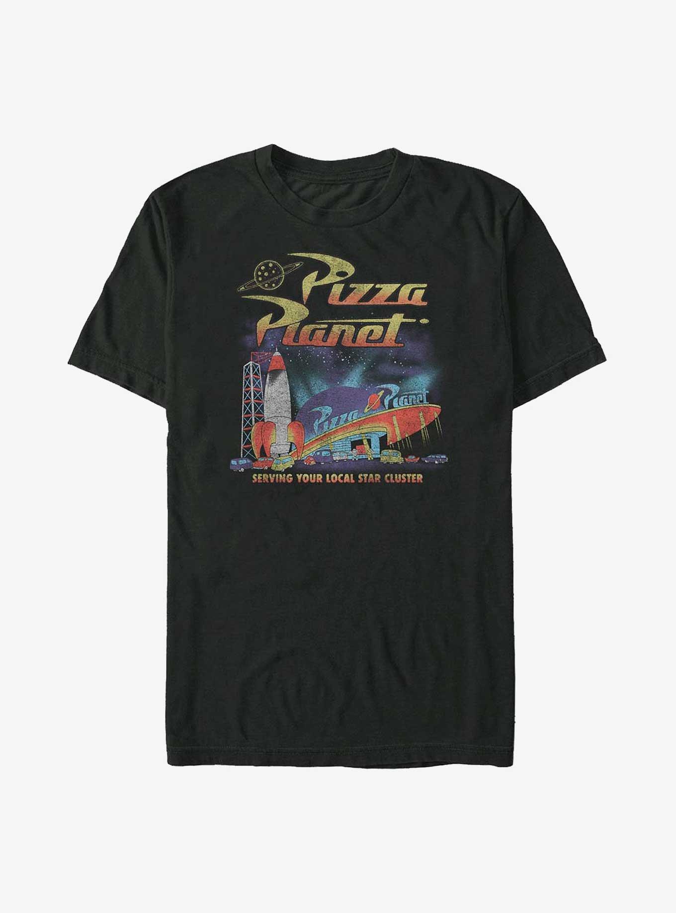 Disney Pixar Toy Story Pizza Planet Posse Big & Tall T-Shirt, BLACK, hi-res