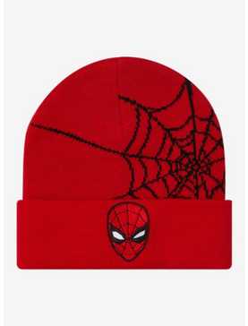 Marvel Spider-Man Web Cuff Beanie - BoxLunch Exclusive, , hi-res