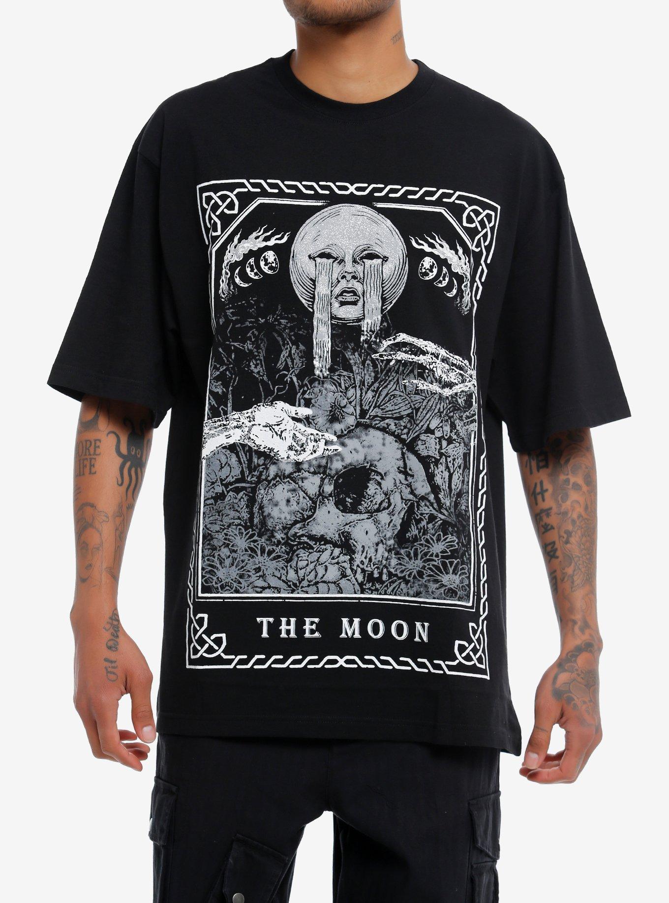 The Moon Tarot Card T-Shirt The Moon Tarot Card T-Shirt
