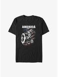 Marvel Captain America Patriotic Leader Big & Tall T-Shirt, BLACK, hi-res