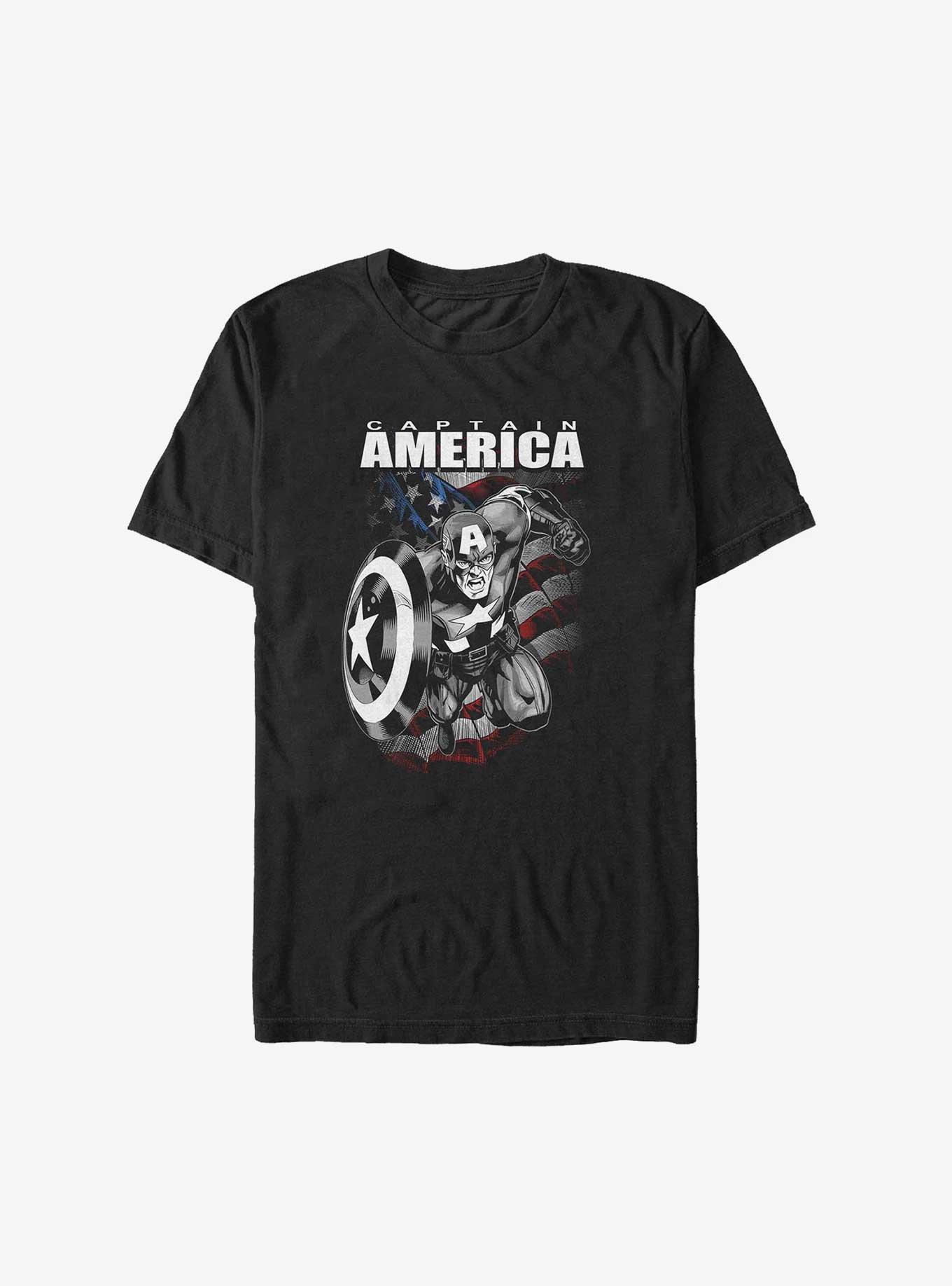 Marvel Captain America Patriotic Leader Big & Tall T-Shirt, , hi-res