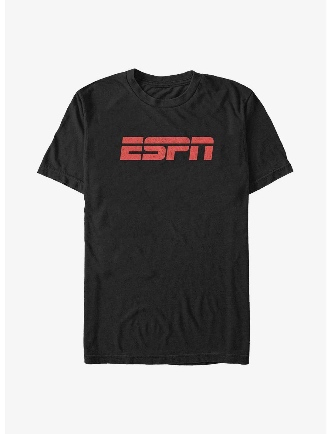 ESPN Logo Big & Tall T-Shirt, BLACK, hi-res
