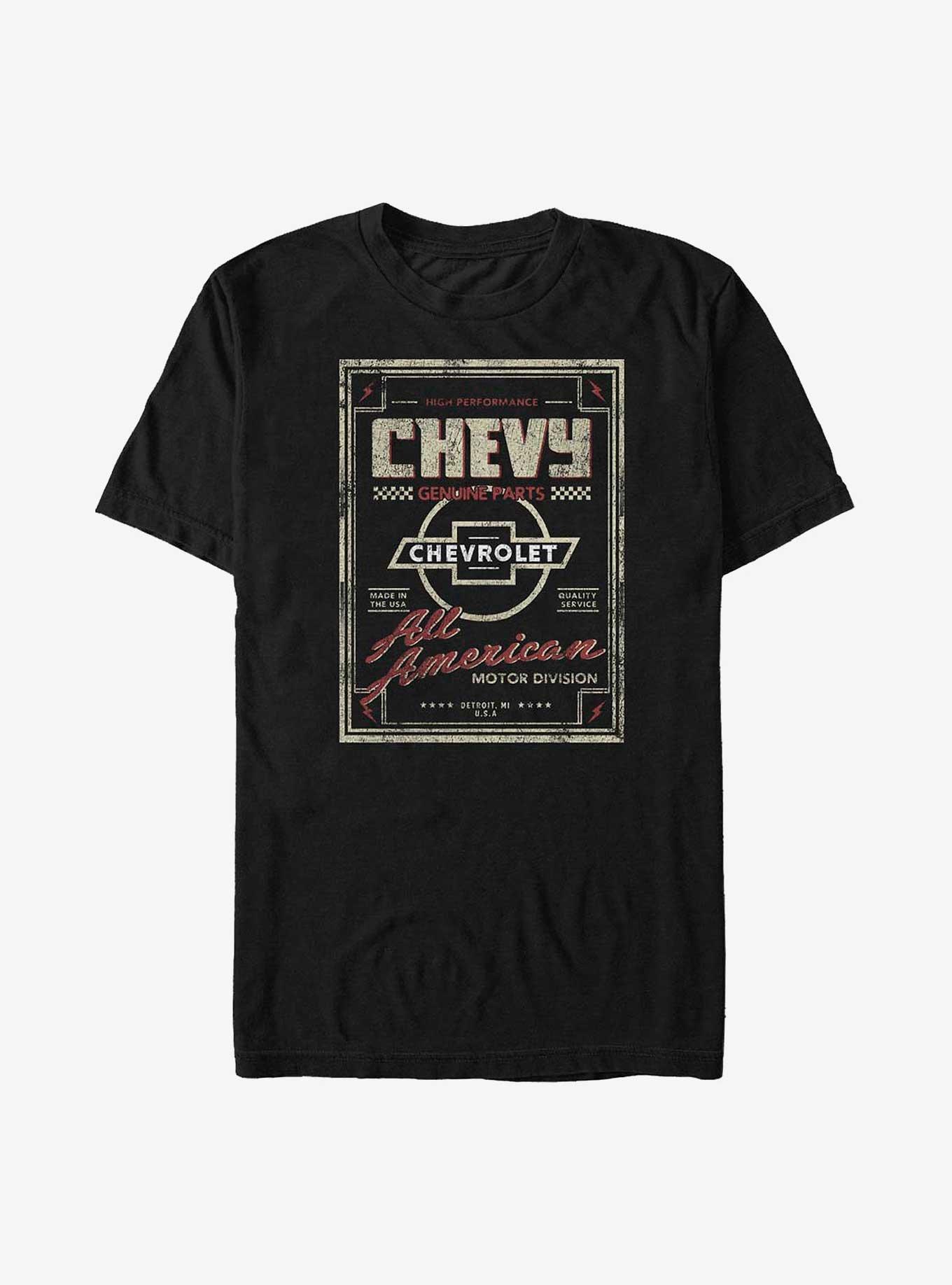 General Motors All American Chevy Poster Big & Tall T-Shirt, , hi-res