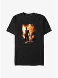 Indiana Jones and the Kingdom of the Crystal Skull Poster Big & Tall T-Shirt, BLACK, hi-res