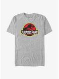 Jurassic Park Dinosaur Logo Badge Big & Tall T-Shirt, ATH HTR, hi-res