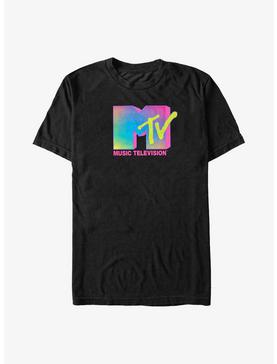 Plus Size MTV Fluorescent Logo Big & Tall T-Shirt, , hi-res