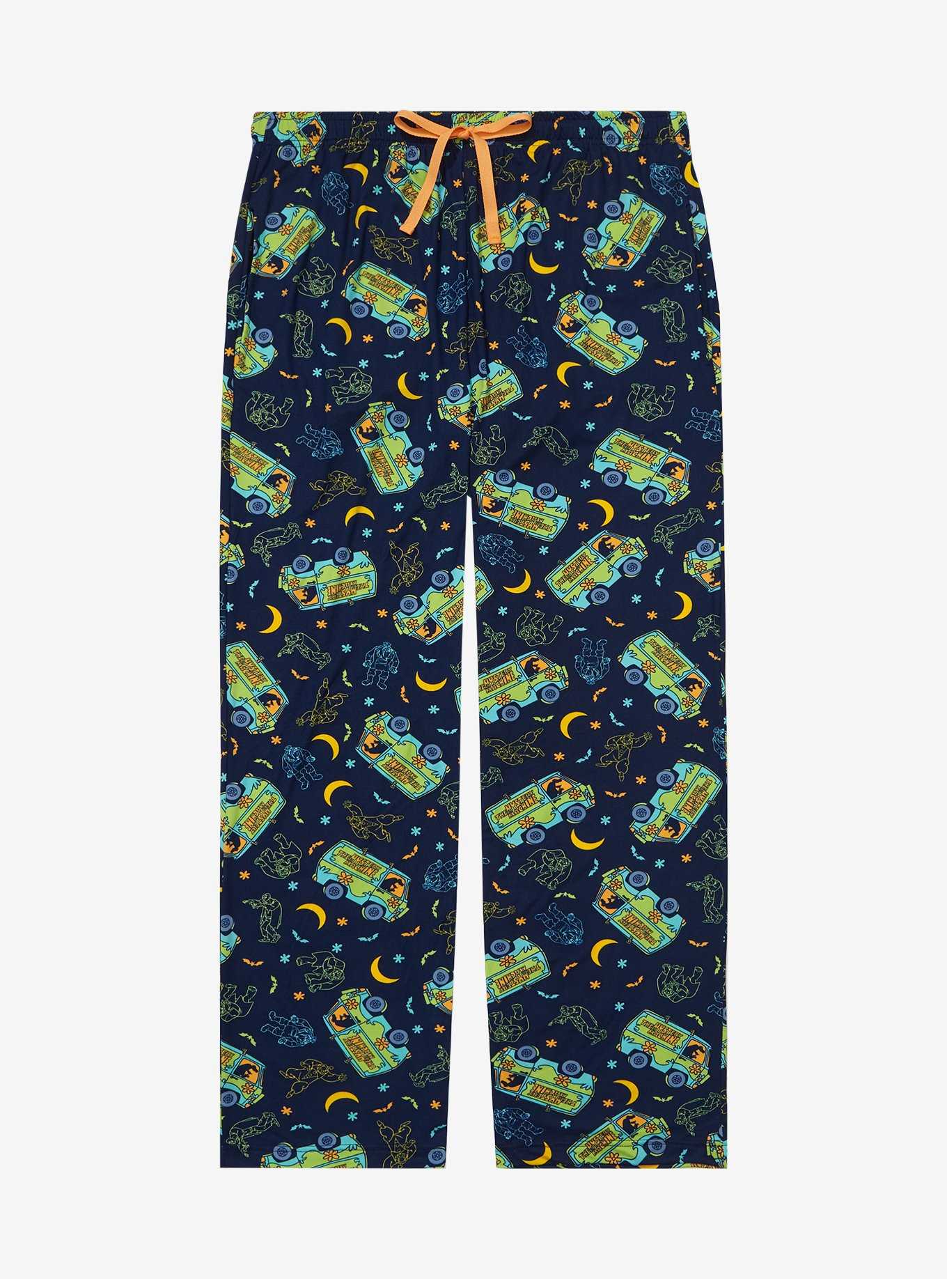Scooby Doo! Mystery Machine Allover Print Sleep Pants - BoxLunch Exclusive, , hi-res