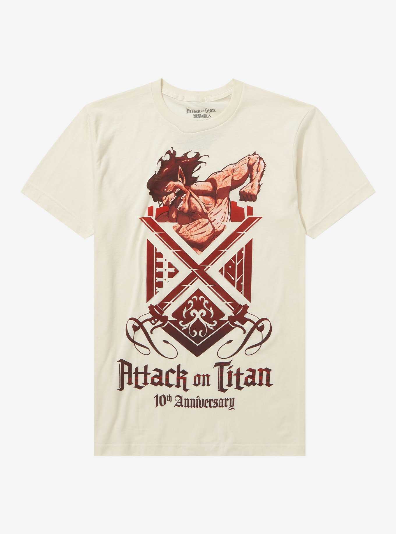 Attack On Titan 10th Anniversary T-Shirt, , hi-res