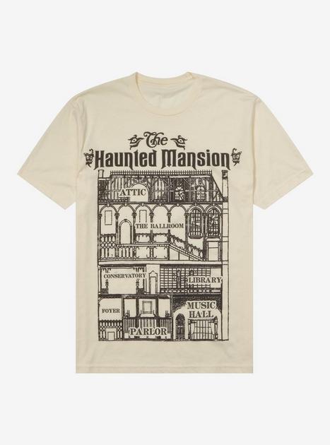 Disney The Haunted Mansion Floor Plan T Shirt Hot Topic