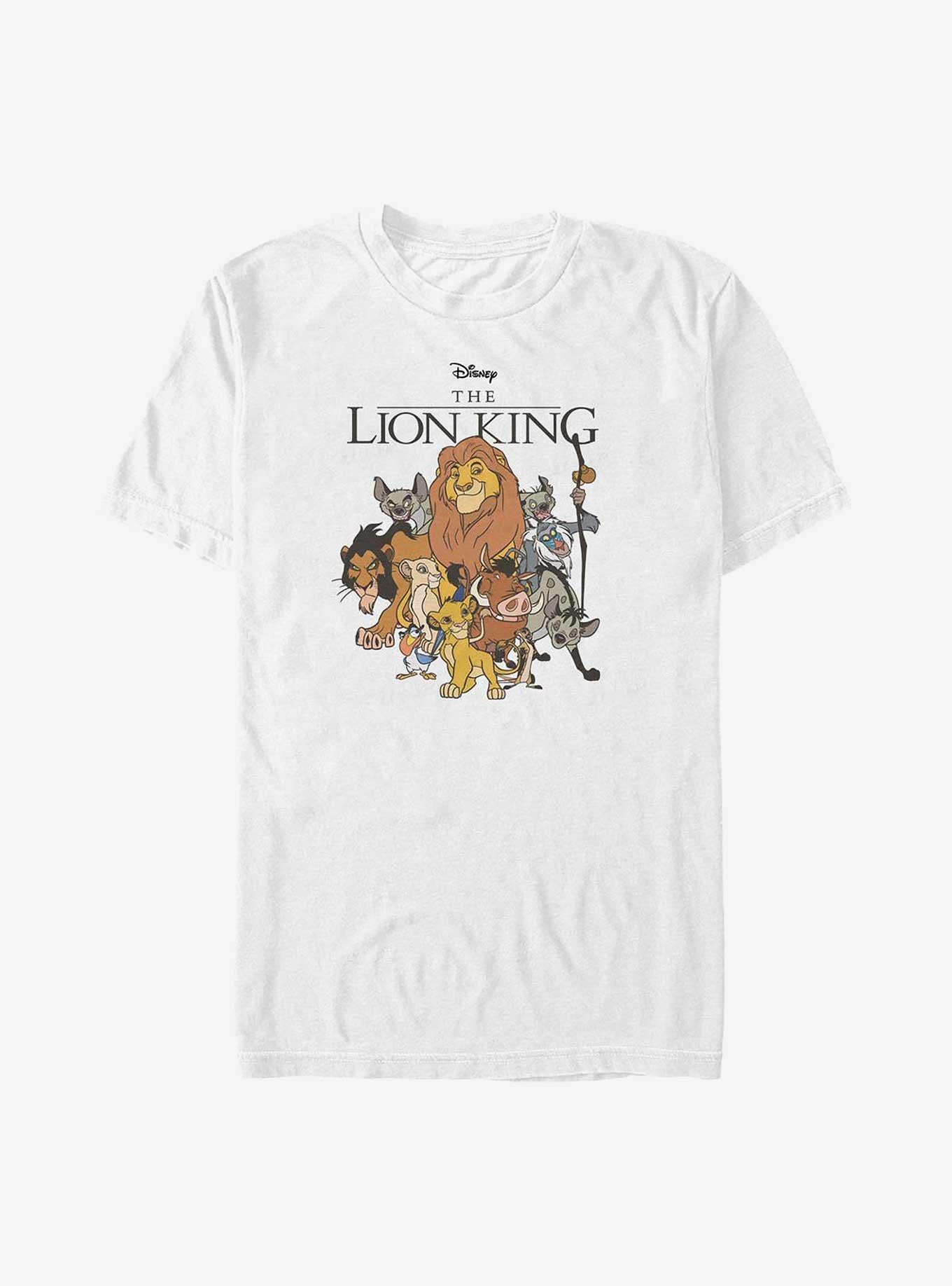 Disney The Lion King Group Big & Tall T-Shirt, WHITE, hi-res