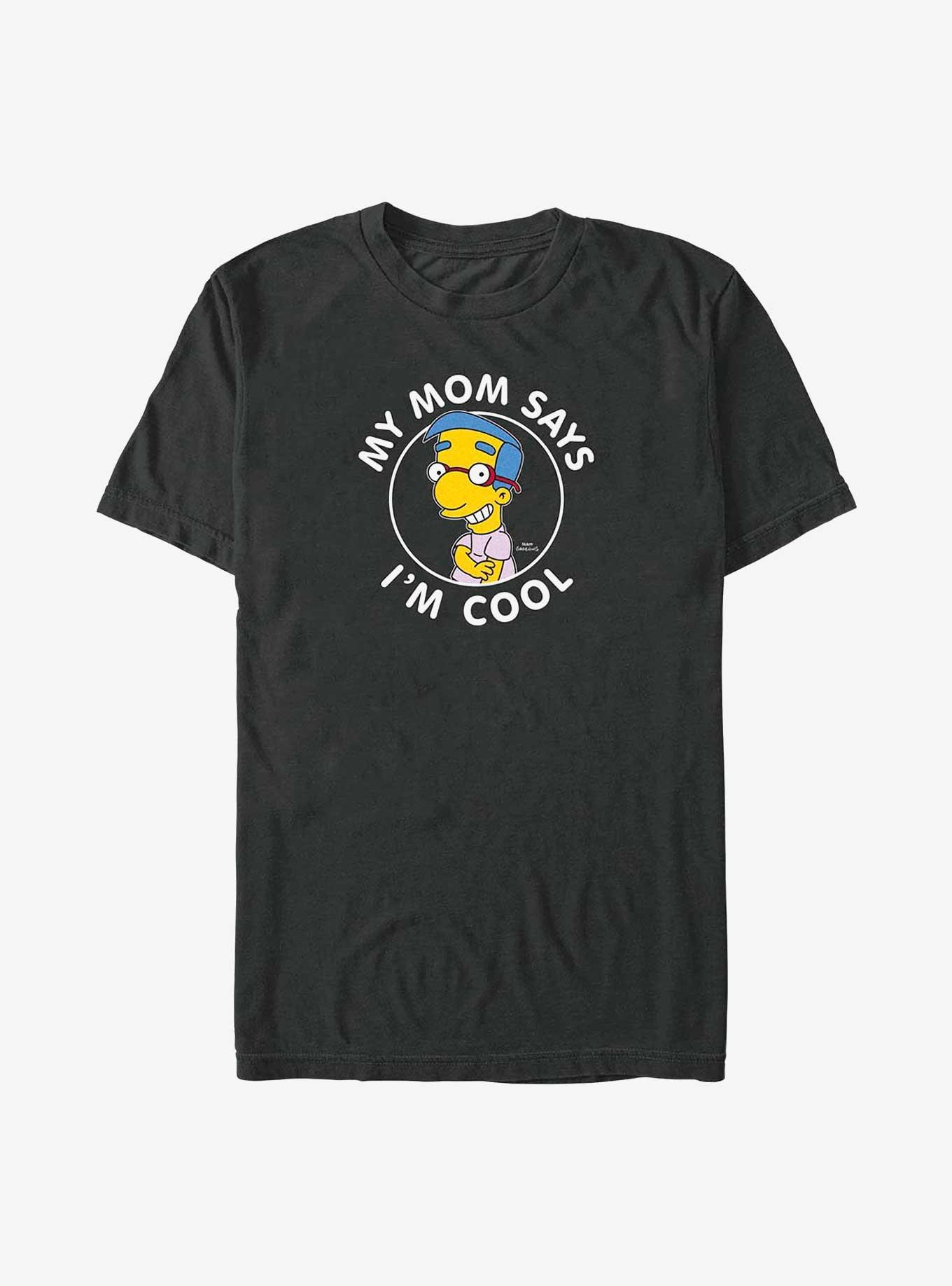 The Simpsons Milhouse My Mom Says I'm Cool Big & Tall T-Shirt, , hi-res