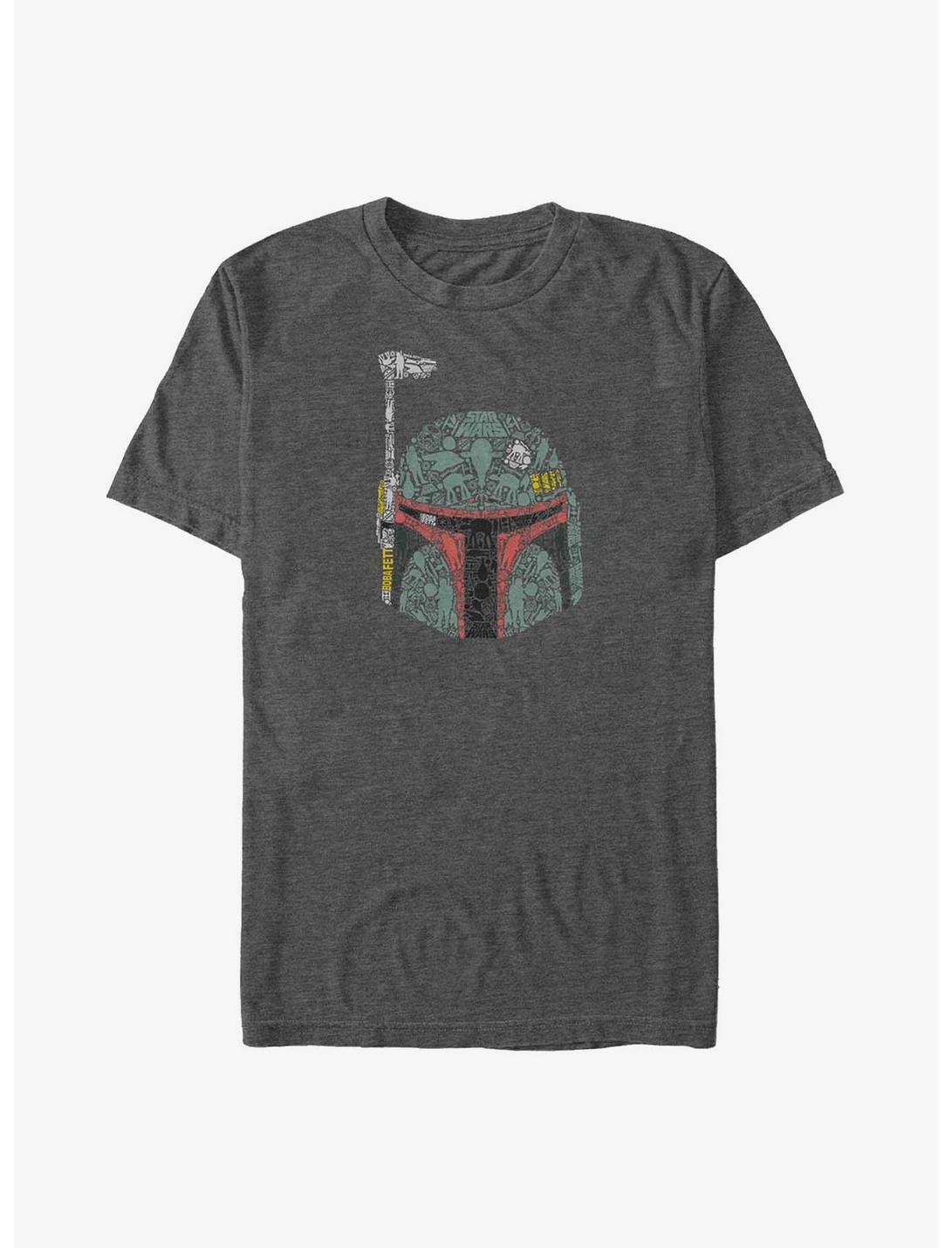 Star Wars Boba Icons Big & Tall T-Shirt, CHAR HTR, hi-res