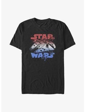 Plus Size Star Wars Star Spangled Falcon Big & Tall T-Shirt, , hi-res
