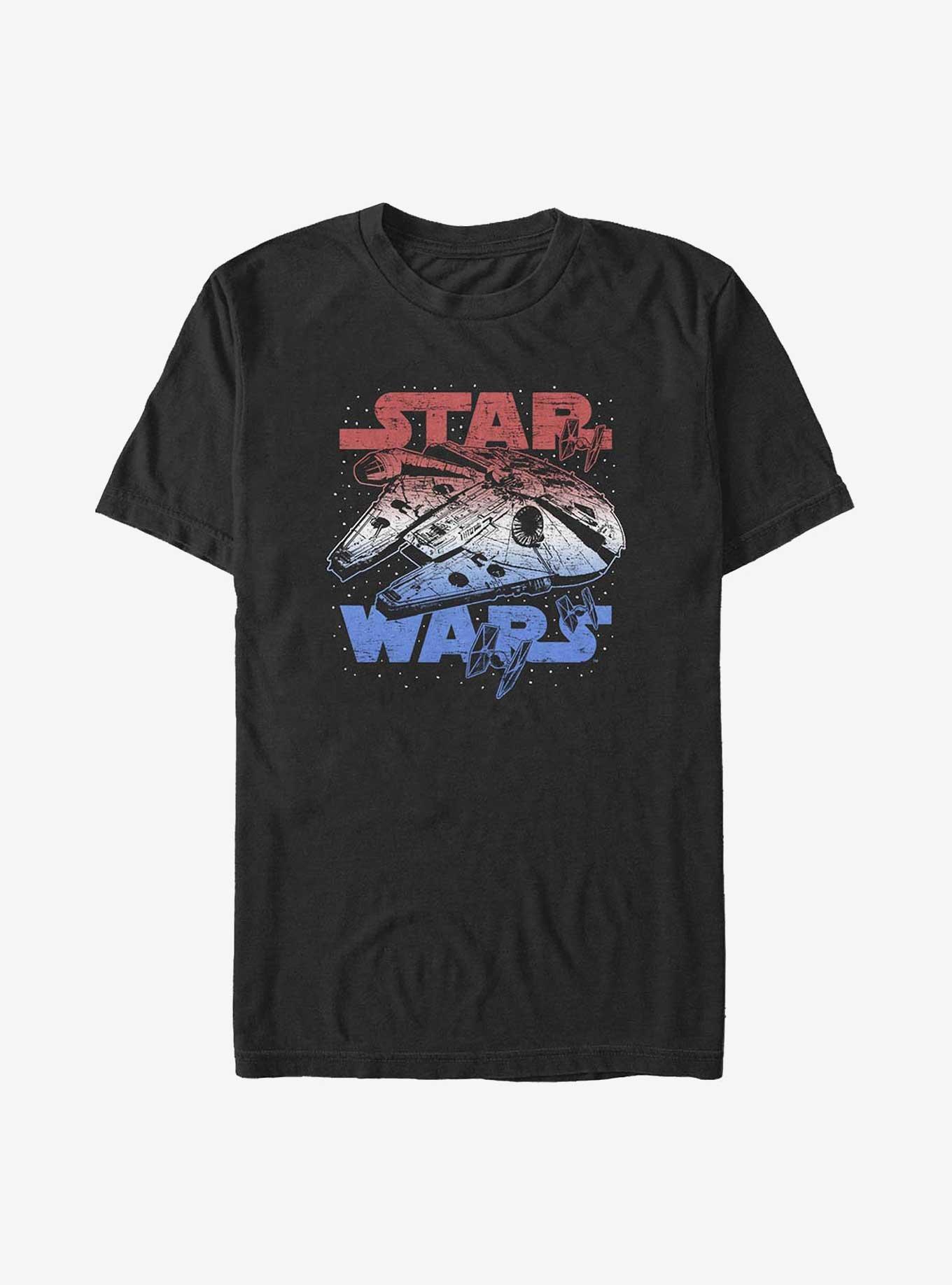 Star Wars Star Spangled Falcon Big & Tall T-Shirt, , hi-res