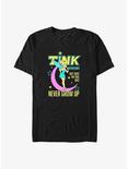 Disney Tinker Bell Daydreamer Cover Big & Tall T-Shirt, BLACK, hi-res