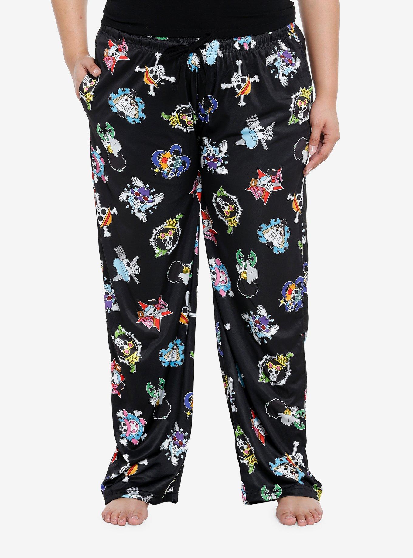 One Piece Jolly Roger Girls Pajama Pants Plus Size Hot Topic