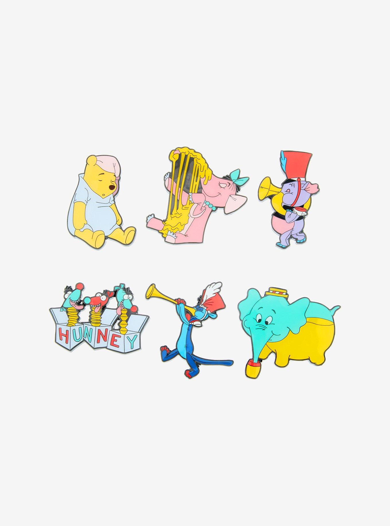 Winnie the Pooh Heffalump Stickers (4 sheets)
