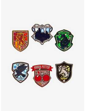 Loungefly Harry Potter Crest Blind Box Enamel Pin, , hi-res