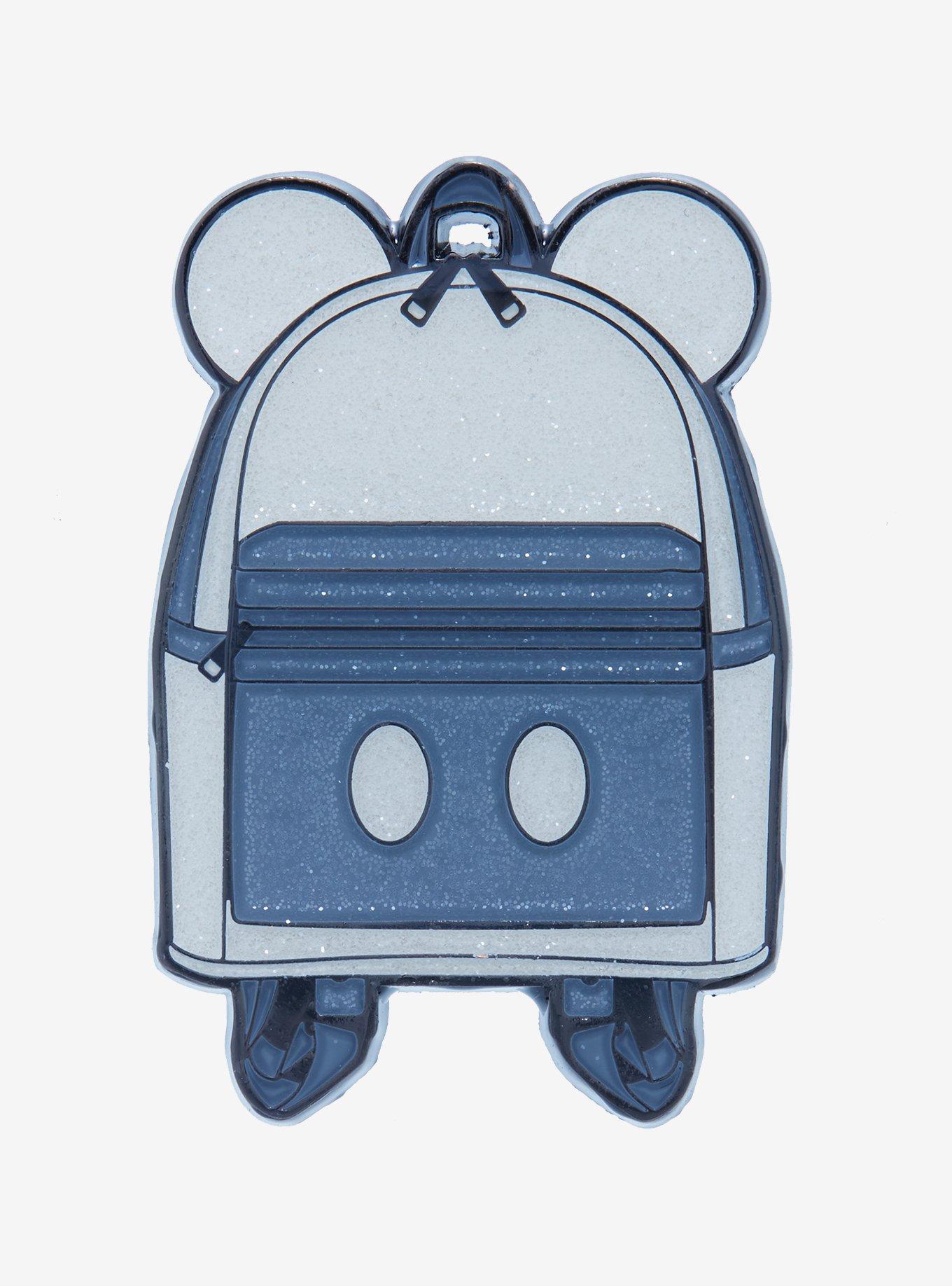 Disney Pin Trading Display Backpack - Mickey Mouse Icon - Black
